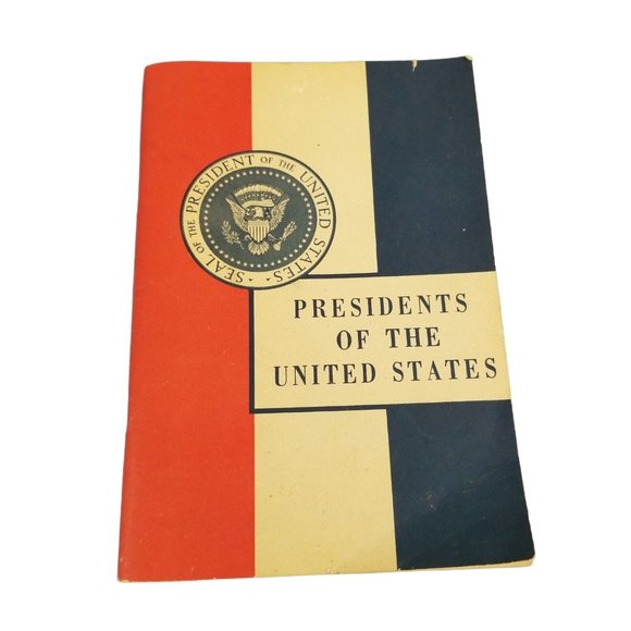Presidents of the United States Booklet 1954 Vintage US Political Patriotic USA - Picture 1 of 10